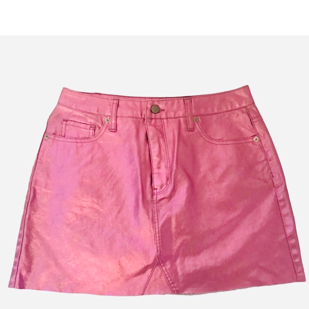 💙 Metallic Pink Skirt Size 2